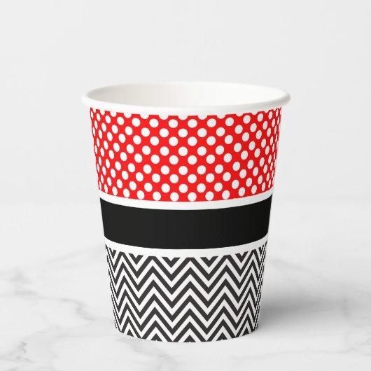 Ladybug Ladybird Birthday Party Pappbecher (Rückseite)