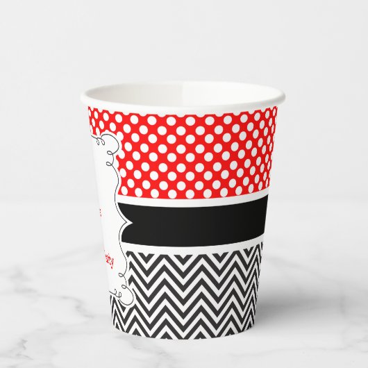 Ladybug Ladybird Birthday Party Pappbecher (Links)