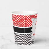 Ladybug Ladybird Birthday Party Pappbecher (Rechts)