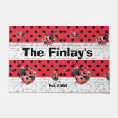 Ladybug Ladybird-Design Fußmatte (Vorderseite)