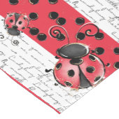 Ladybug Ladybird-Design Kurzer Tischläufer (Ecke)