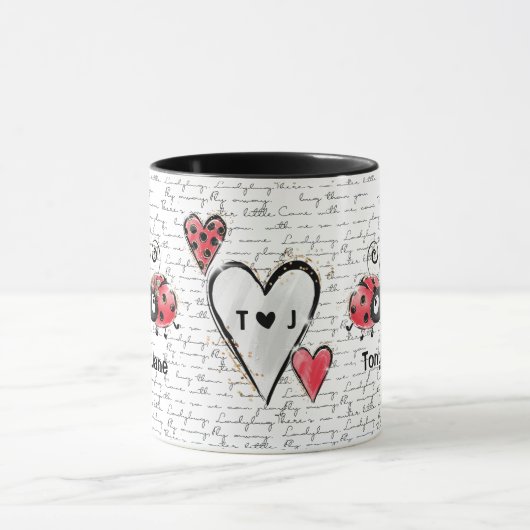 Ladybug Ladybird Design Tasse (Zentrum)