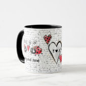 Ladybug Ladybird Design Tasse (Vorderseite Links)
