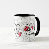 Ladybug Ladybird Design Tasse (VorderseiteRechts)