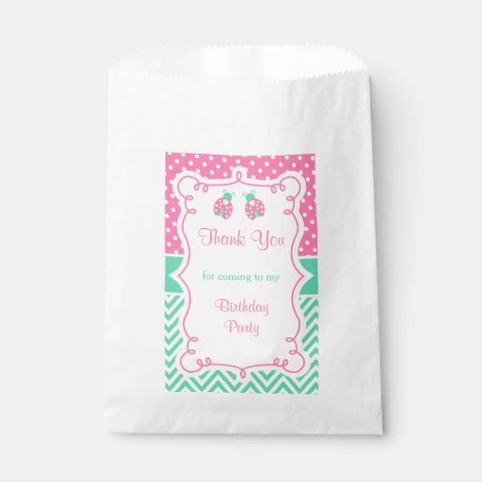 Ladybug Ladybird Geschenktütchen (Vorderseite)