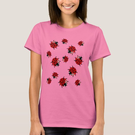 Ladybug Ladybird-Kaskade T-Shirt (Vorderseite)