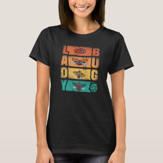 Ladybug Ladybirds Entomology Ladybugs Silhouetten T-Shirt