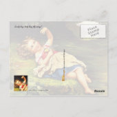 Ladybug, Ladybug, Fliege weg! Postkarte (Rückseite)