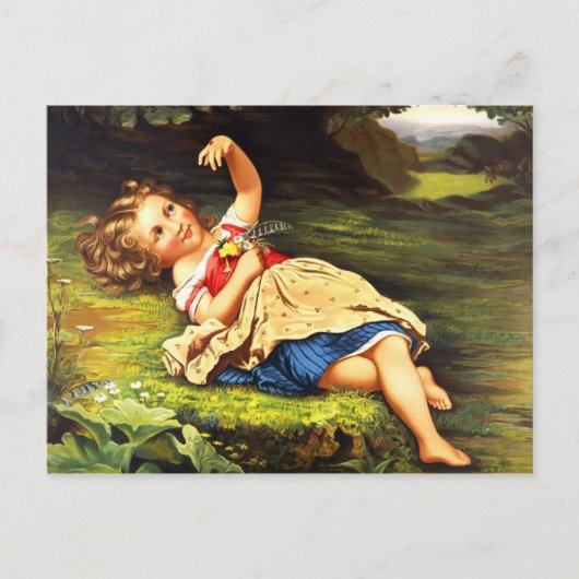 Ladybug, Ladybug, Fliege weg! Postkarte (Vorderseite)