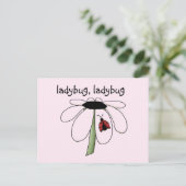 Ladybug Ladybug Tshirts und Geschenke Postkarte (Stehend Vorderseite)