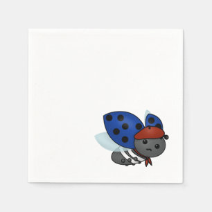 Ladybug, langweilig Napkins Serviette