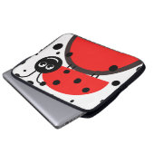 Ladybug Laptop Sleeve (Vorne Knopf)