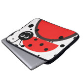 Ladybug Laptop Sleeve (Vorne Knopf)