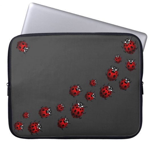 Ladybug Laptop Sleeve Ladybird Tablet Hüllen (Vorderseite)