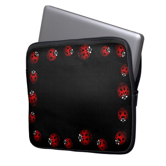 Ladybug Laptop Sleeve Ladybird Tablet Hüllen (Vorderseite Links)