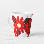 Ladybug Latte Tasse (Linke Ecke)
