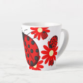Ladybug Latte Tasse (Rechte Ecke)