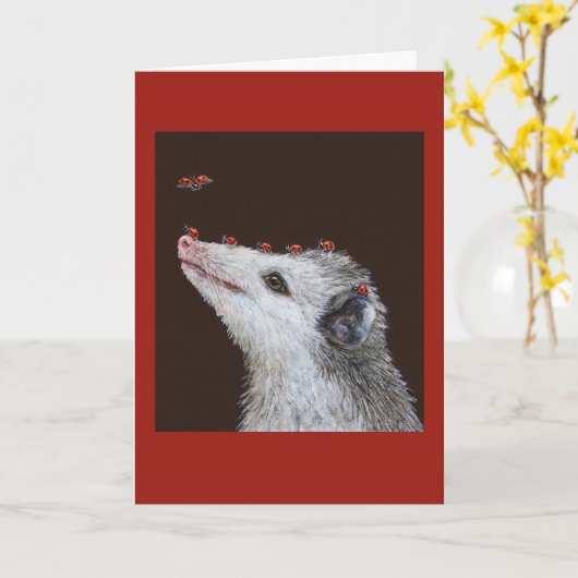 Ladybug Launchpad-Karte Karte (Gelbe Blume)