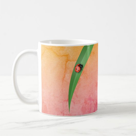 Ladybug Leaf Kaffeetasse (Links)