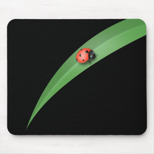 Ladybug Leaf Mousepad (Vorne)