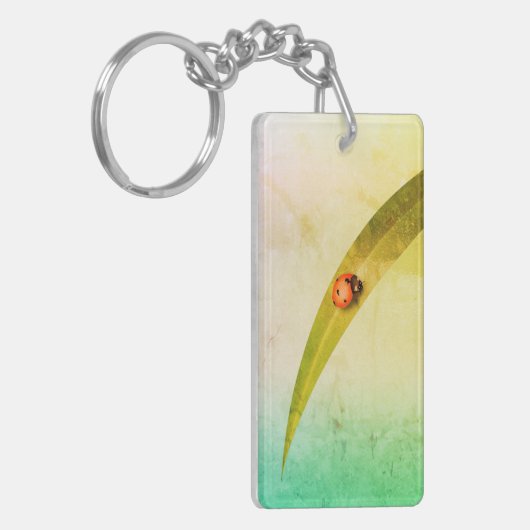 Ladybug Leaf Schlüsselanhänger (Vorderseite links)