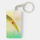 Ladybug Leaf Schlüsselanhänger (Rückseite)