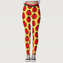 Ladybug Leggings-Übungen Yoga Pants
