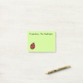 Ladybug-Lehrerposten - Anmerkungen Post-it Klebezettel (Auf Schreibtisch)