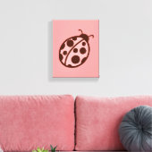 Ladybug Leinwand Print (Insitu (Wohnzimmer))