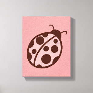 Ladybug Leinwand Print