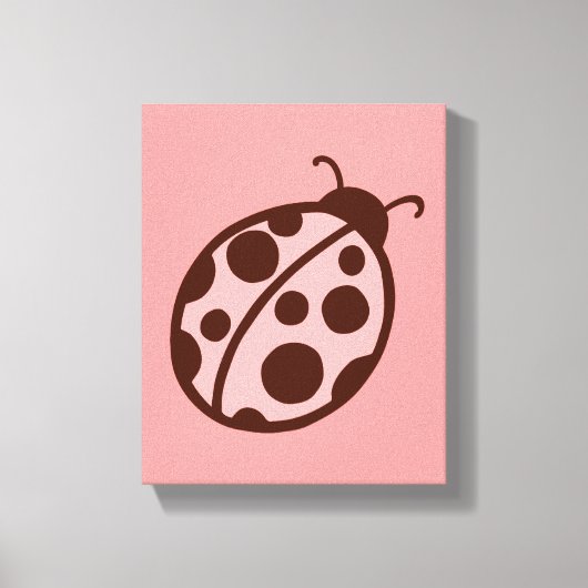 Ladybug Leinwand Print (Vorderseite)