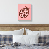 Ladybug Leinwand Print (Insitu (Schlafzimmer))