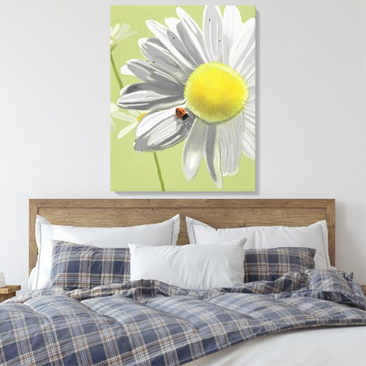 LadyBug Leinwanddruck (Insitu (Schlafzimmer))