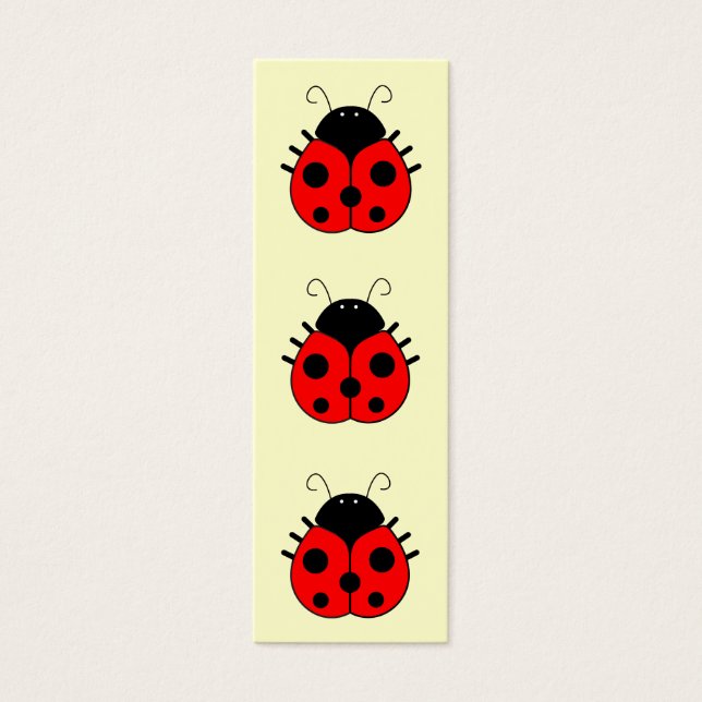 Ladybug Lesezeichen (Vorderseite)