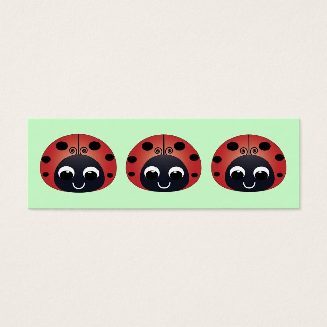 Ladybug Lesezeichen (Vorderseite)