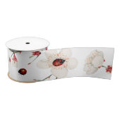 Ladybug Liebe Bug Floral Satinband (Spule)