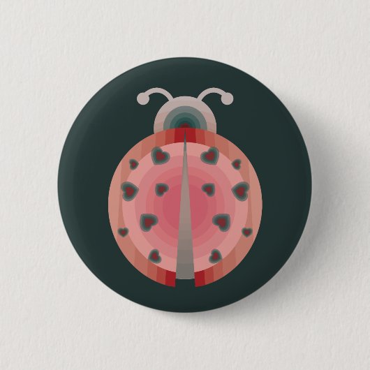 ladybug-Liebe Button (Vorderseite)