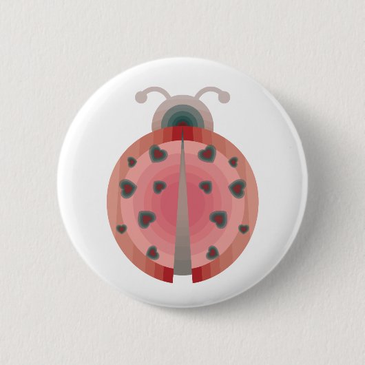 ladybug-Liebe Button (Vorderseite)