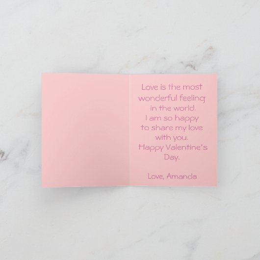 Ladybug-Liebe Feiertagskarte (Innenseite)