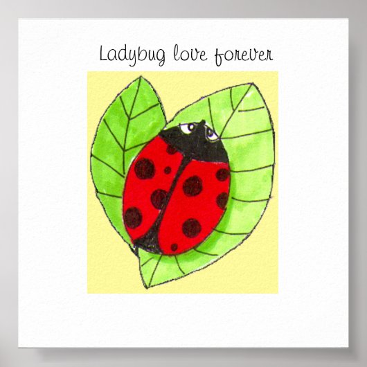 Ladybug Liebe Forever Poster (Vorne)