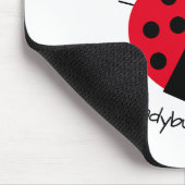 Ladybug Liebe Girly Fun Niedlicher Cartoon Mousepad (Ecke)
