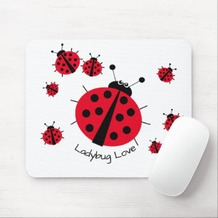 Ladybug Liebe Girly Fun Niedlicher Cartoon Mousepad