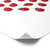 Ladybug Liebe Herz Poster (Ecke)
