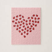 Ladybug Liebe Herz Puzzle (Vertikal)