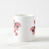 Ladybug-Liebe Kaffeetasse (Mittel)