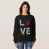 Ladybug Liebe Ladybird Sweet Ladybug Sweatshirt (Vorne ganz)