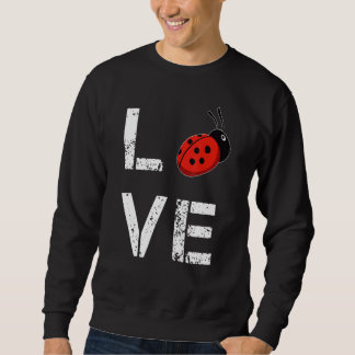 Ladybug Liebe Ladybird Sweet Ladybug Sweatshirt