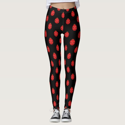 Ladybug-Liebe Leggings (Vorderseite)