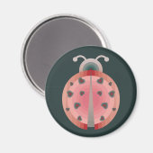 ladybug-Liebe Magnet (Vorderseite/Rückseite)