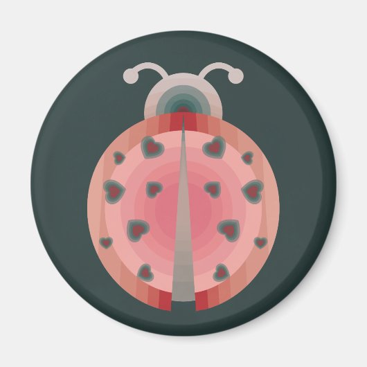 ladybug-Liebe Magnet (Vorne)